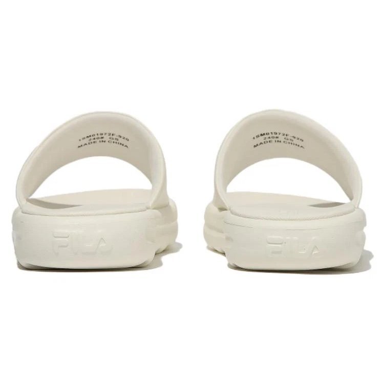 Chanclas Drifter V2 con logotipo grande «Crema»