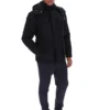 Chaqueta acolchada Liam Cargo negra