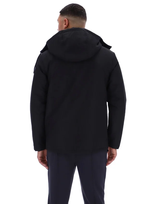 Chaqueta acolchada Liam Cargo negra