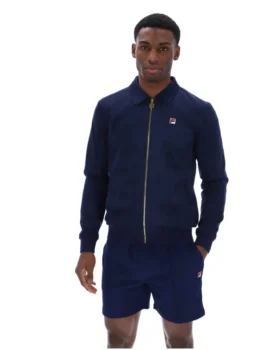 Chaqueta de ante Francesco azul marino de Fila