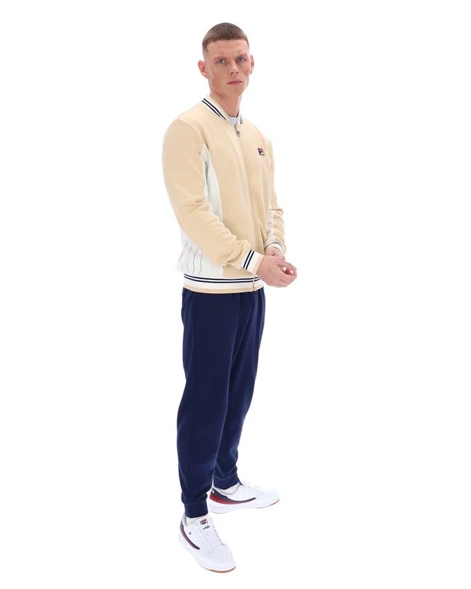Chaqueta de béisbol Settanta en beige clásico