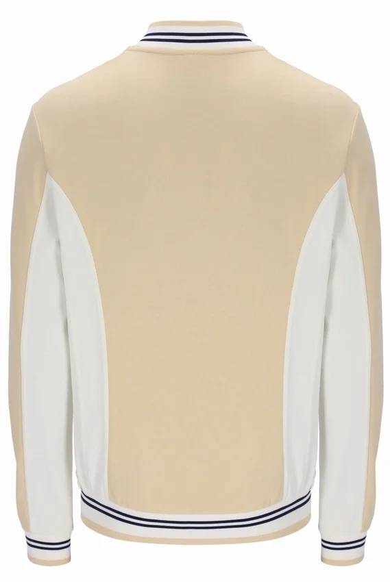 Chaqueta de béisbol Settanta en beige clásico