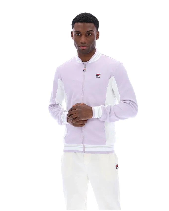 Chaqueta de béisbol Settanta en color lila brumoso