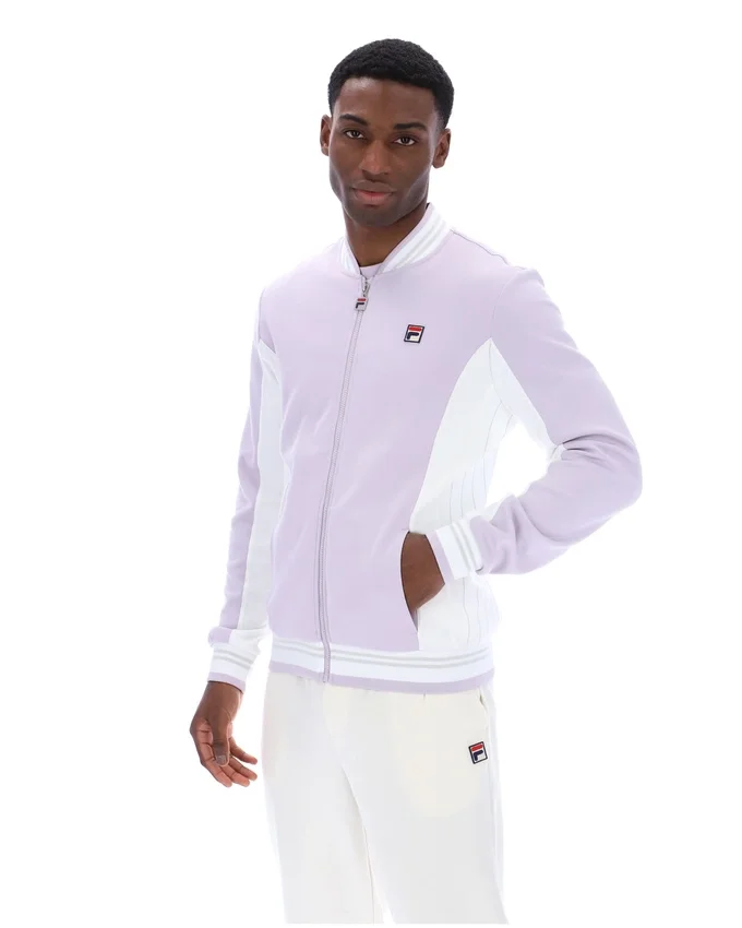 Chaqueta de béisbol Settanta en color lila brumoso