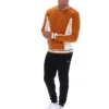 Chaqueta de béisbol Settanta en color Pumpkin Spice