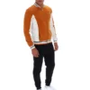 Chaqueta de béisbol Settanta en color Pumpkin Spice