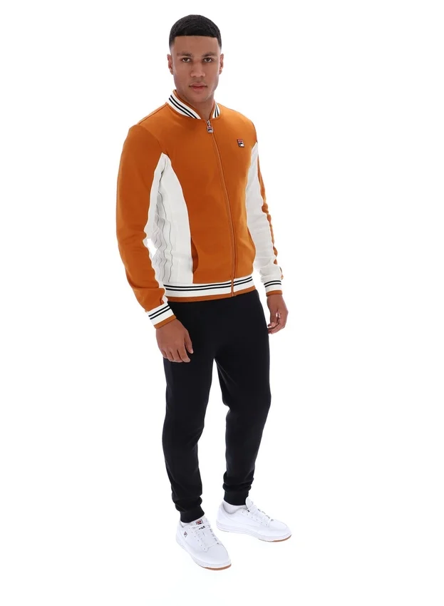 Chaqueta de béisbol Settanta en color Pumpkin Spice