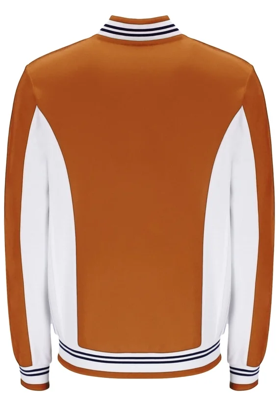 Chaqueta de béisbol Settanta en color Pumpkin Spice