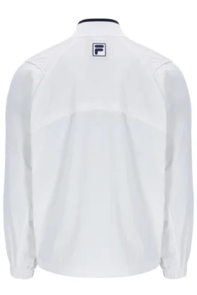 Chaqueta de calentamiento unisex de tenis en color blanco roto