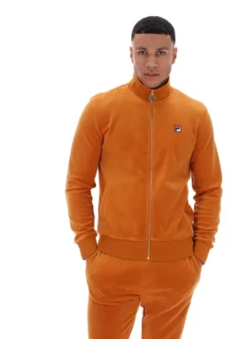 Chaqueta de chándal de terciopelo «Pumpkin Spice Nero»