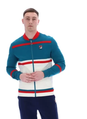 Chaqueta de chándal «Stefan Archive Cut and Sew» en color Deep Lagoon