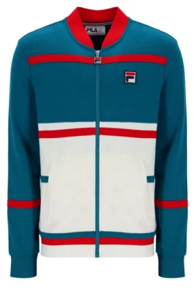 Chaqueta de chándal «Stefan Archive Cut and Sew» en color Deep Lagoon