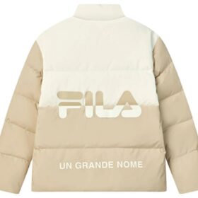 Chaqueta de plumón «Beige White»