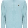 Chaqueta «Hanay» con relieve de rombos en azul Sterling