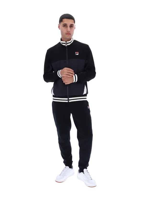 Chaqueta «Tie Breaker» con cuello de embudo en negro