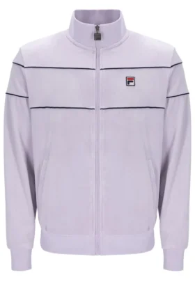 Chaquetas de chándal de velour Vittorio en color lila brumoso