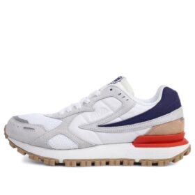 Colección de verano colorida de Fila x BTS: zapatillas Zagato en gris/azul/rojo