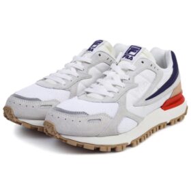 Colección de verano colorida de Fila x BTS: zapatillas Zagato en gris/azul/rojo