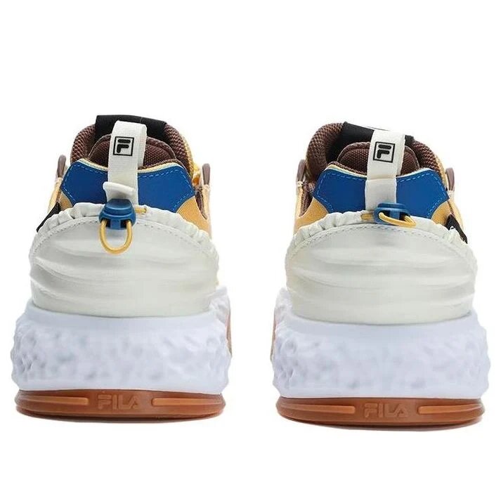 Court Deluxe Low «Blanco, marrón, amarillo»