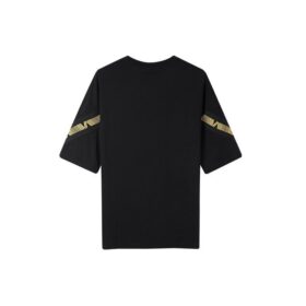 Estilo de pareja de pantalones cortos holgados, negro