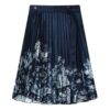 Falda larga informal «Navy White»