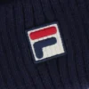 Gorro «Watchman» con vuelta de Fila en azul marino y diseño acanalado Ricco