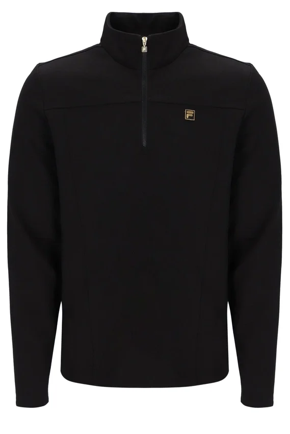Hogan con cremallera de 1/4, negro