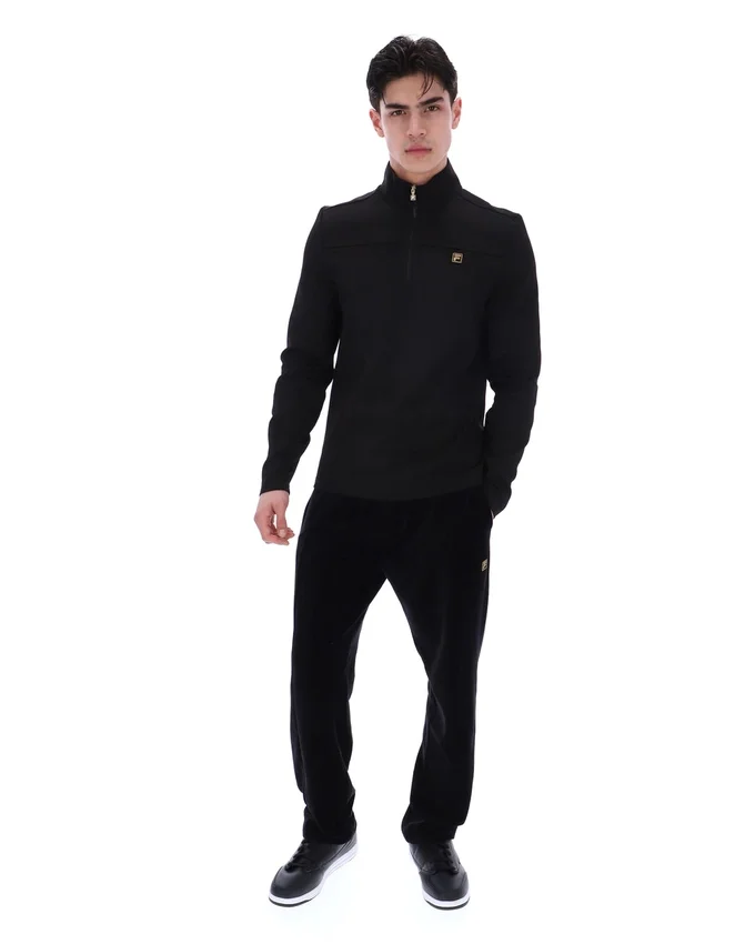 Hogan con cremallera de 1/4, negro