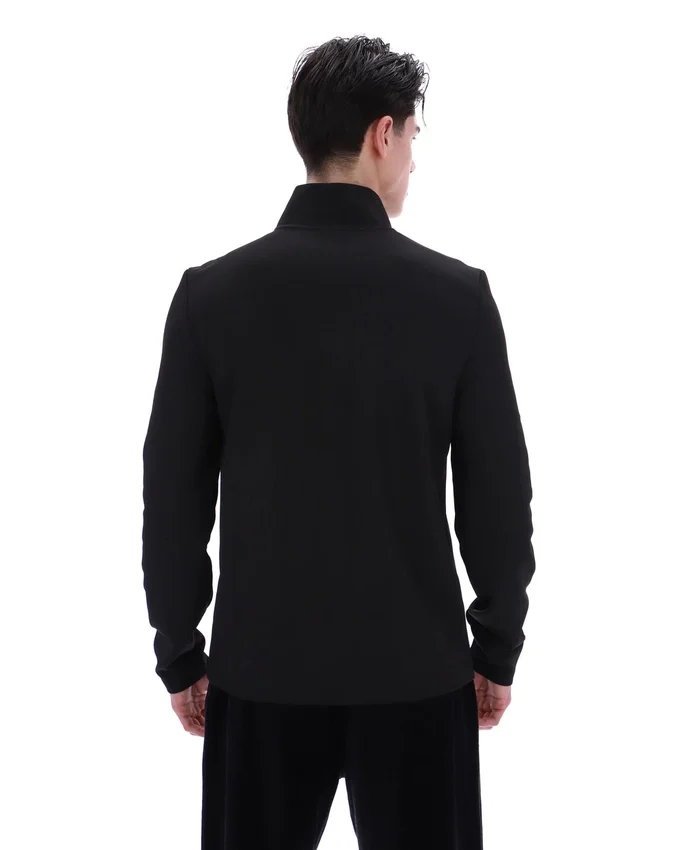 Hogan con cremallera de 1/4, negro
