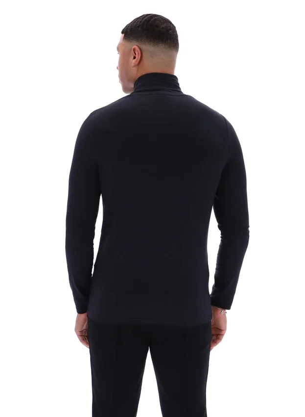 Jersey clásico de cuello alto 19th en negro