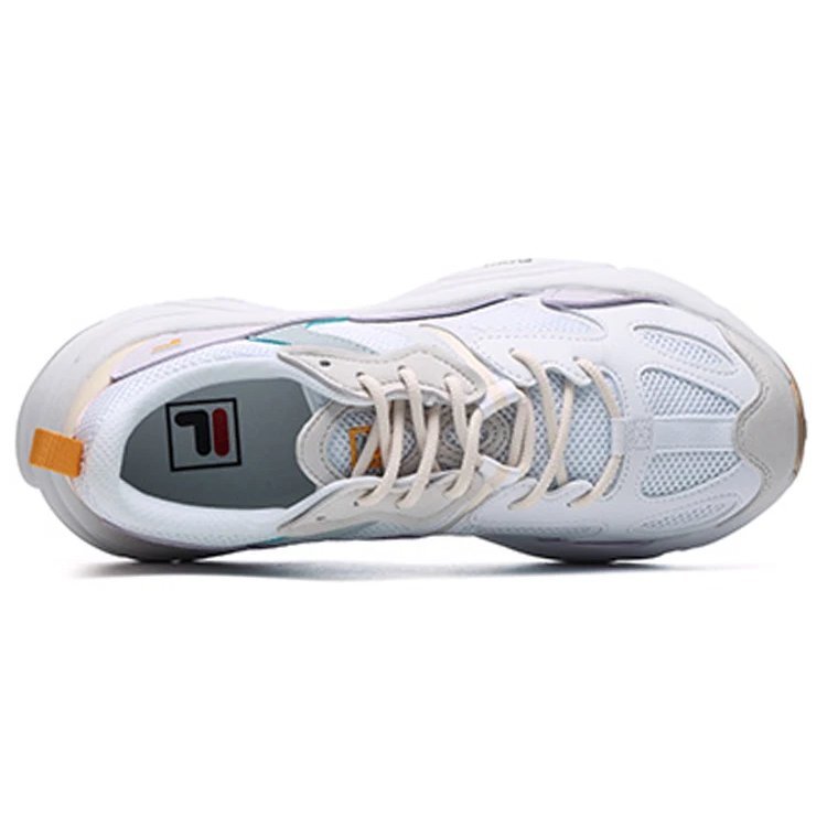 Mars 2 de caña baja: zapatillas de suela gruesa, beige/blanco