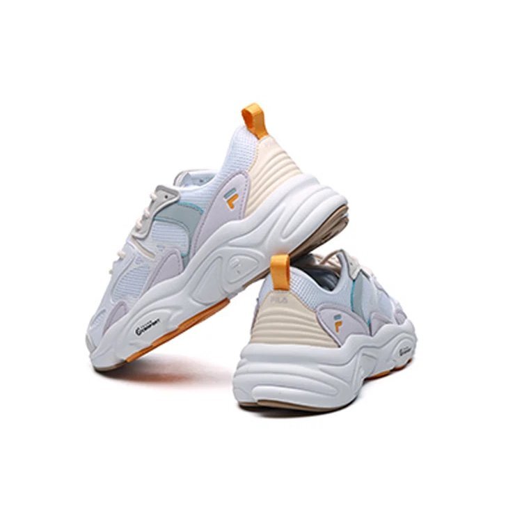 Mars 2 de caña baja: zapatillas de suela gruesa, beige/blanco