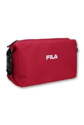 Neceser con logotipo rojo