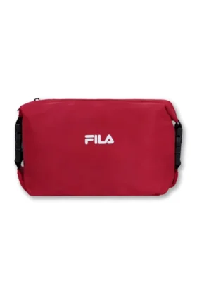 Neceser con logotipo rojo