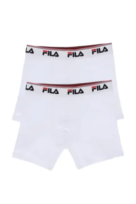 Pack de 2 boxers blancos de talle medio para hombre