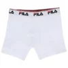 Pack de 2 boxers blancos de talle medio para hombre