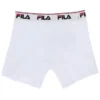 Pack de 2 boxers blancos de talle medio para hombre
