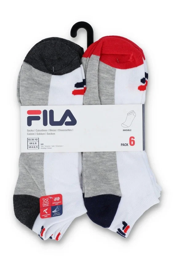 Pack de 6 pares de calcetines blancos