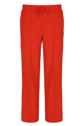 Pantalón de chándal de pierna ancha Marina en color granadina