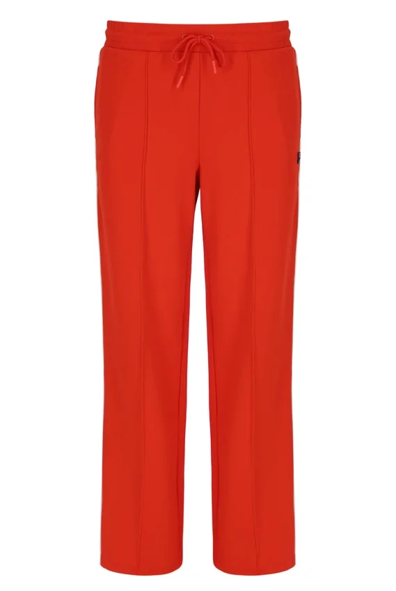 Pantalón de chándal de pierna ancha Marina en color granadina