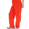 Pantalón de chándal de pierna ancha Marina en color granadina