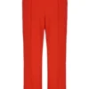 Pantalón de chándal de pierna ancha Marina en color granadina