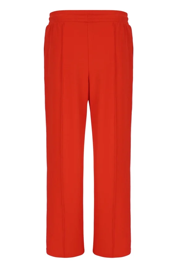 Pantalón de chándal de pierna ancha Marina en color granadina
