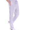 Pantalón de chándal de terciopelo Fio de corte recto en color lila brumoso