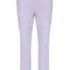 Pantalón de chándal de terciopelo Fio de corte recto en color lila brumoso