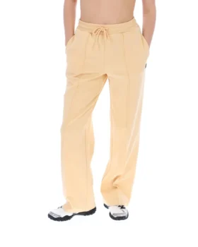 Pantalón de chándal Marina de corte ancho en beige clásico