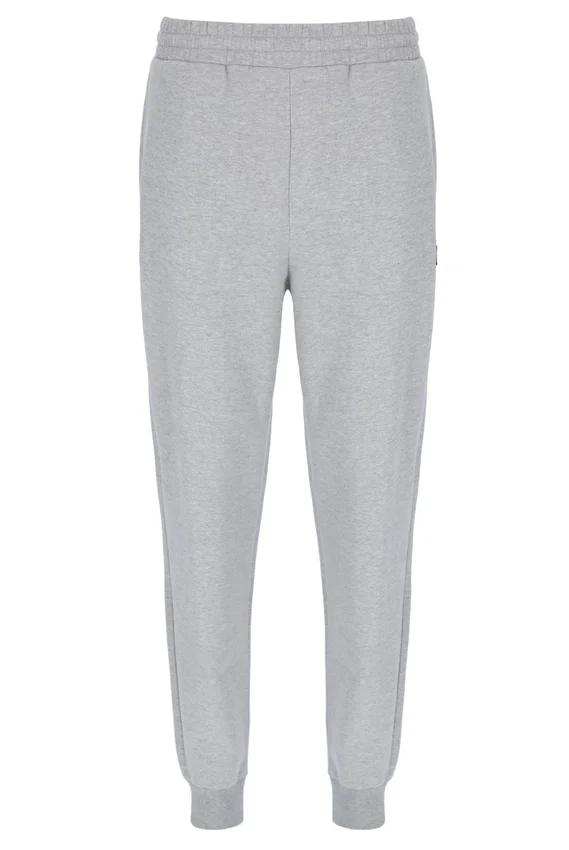 Pantalón de chándal Visconti con puños ribeteados en gris jaspeado