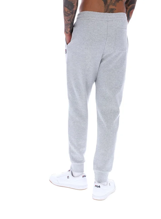 Pantalón de chándal Visconti con puños ribeteados en gris jaspeado