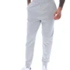Pantalón de chándal Visconti con puños ribeteados en gris jaspeado