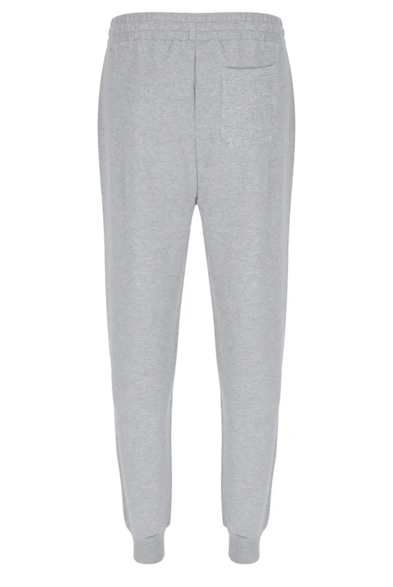 Pantalón de chándal Visconti con puños ribeteados en gris jaspeado